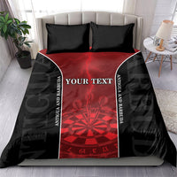 Personalized Antigua And Barbuda Darts Bedding Set Sporty Style