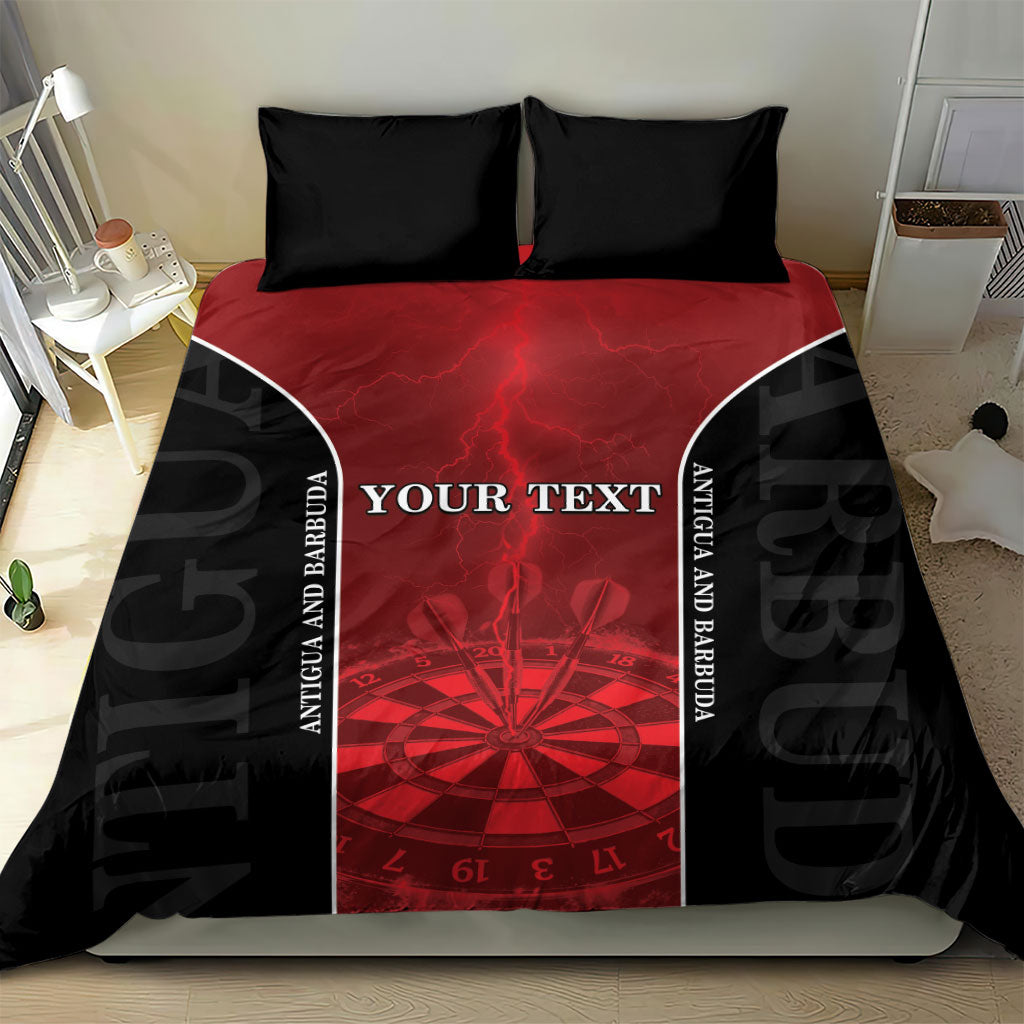 Personalized Antigua And Barbuda Darts Bedding Set Sporty Style