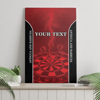 Personalized Antigua And Barbuda Darts Canvas Wall Art Sporty Style