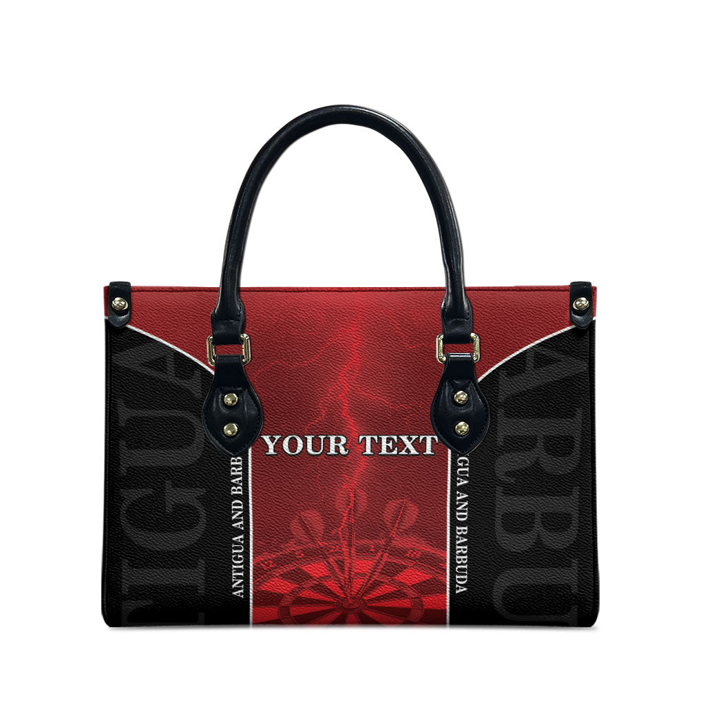 Personalized Antigua And Barbuda Darts Leather Bag Sporty Style