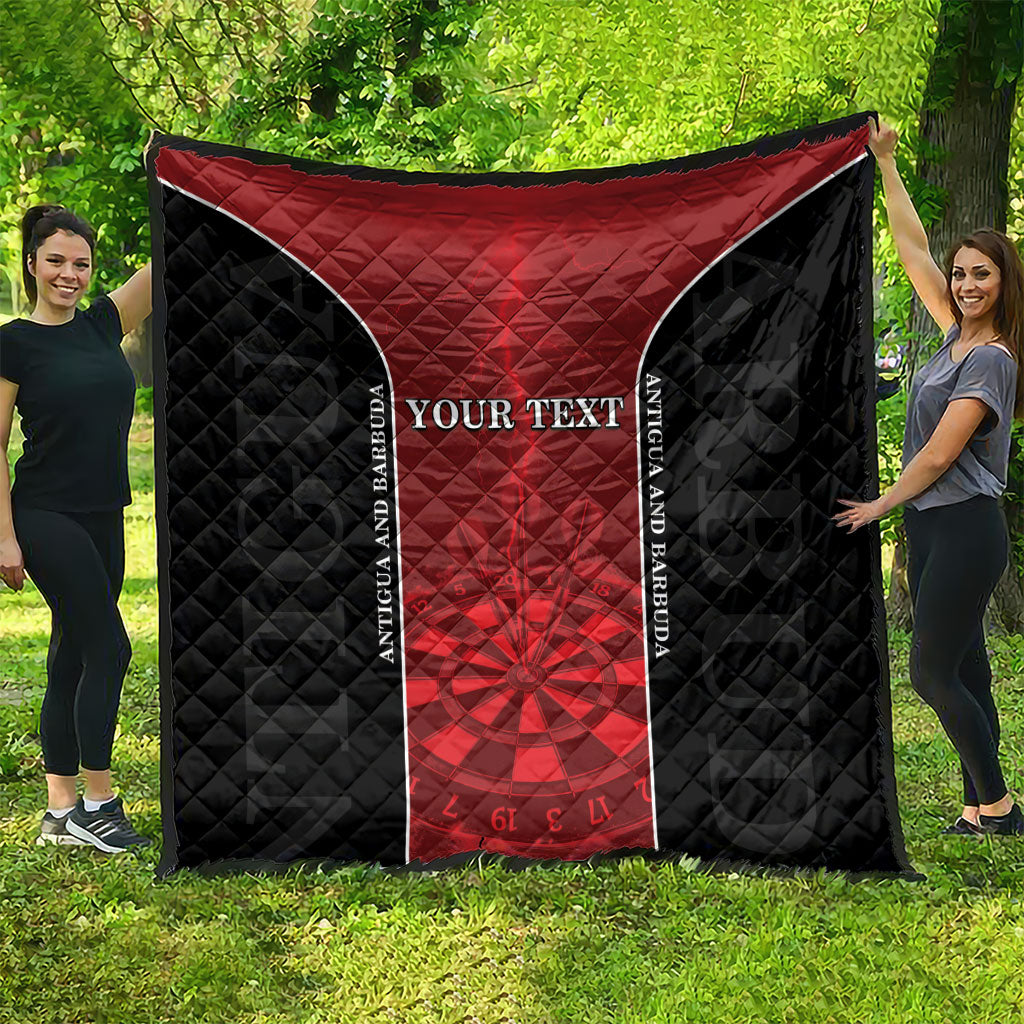 Personalized Antigua And Barbuda Darts Quilt Sporty Style