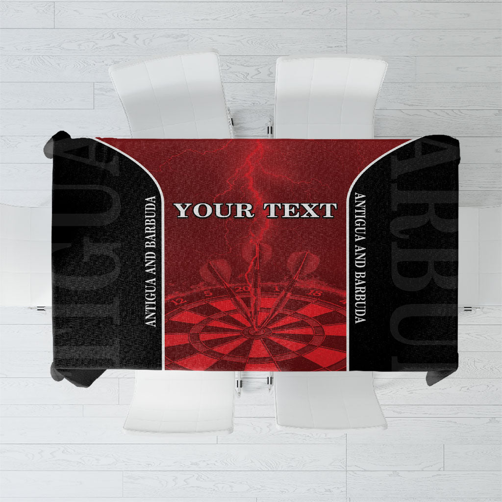 Personalized Antigua And Barbuda Darts Tablecloth Sporty Style