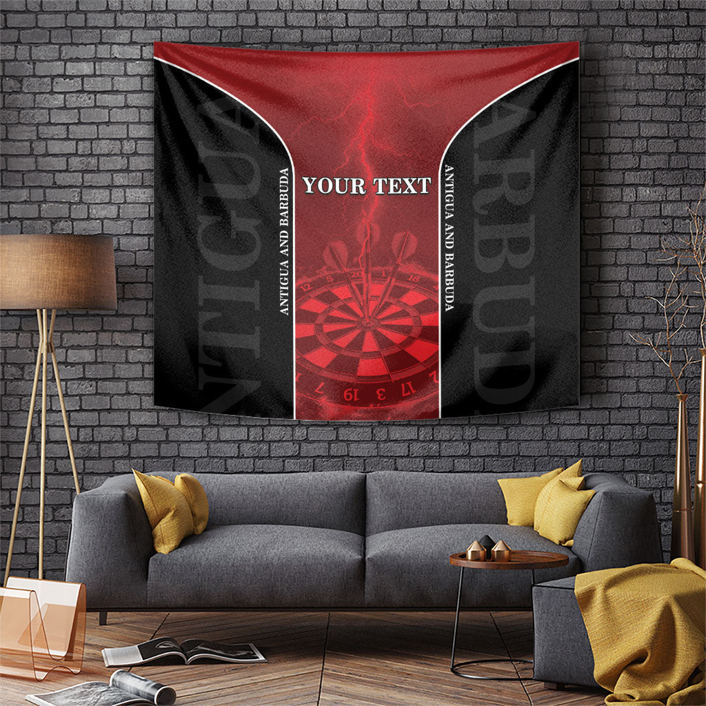 Personalized Antigua And Barbuda Darts Tapestry Sporty Style