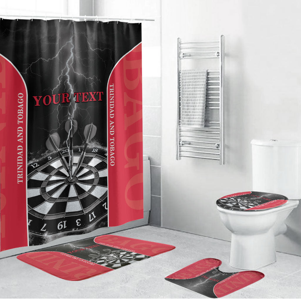 Personalized Trinidad And Tobago Darts Bathroom Set Sporty Style