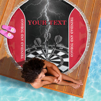 Personalized Trinidad And Tobago Darts Beach Blanket Sporty Style