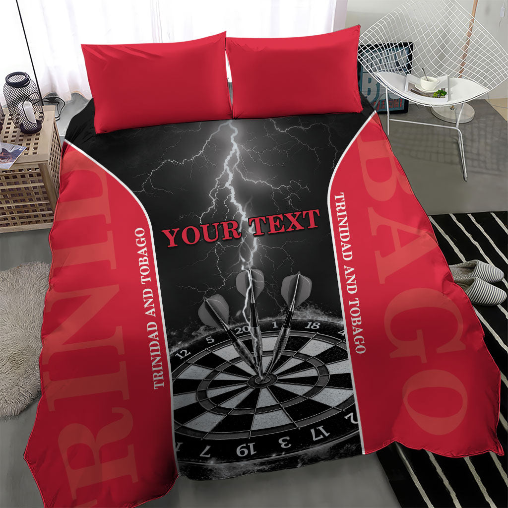 Personalized Trinidad And Tobago Darts Bedding Set Sporty Style