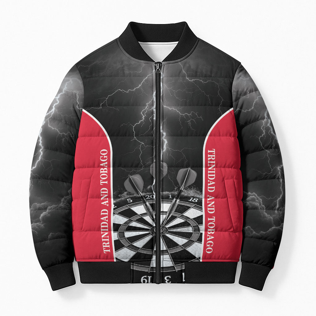 Personalized Trinidad And Tobago Darts Bomber Puffer Jacket Sporty Style