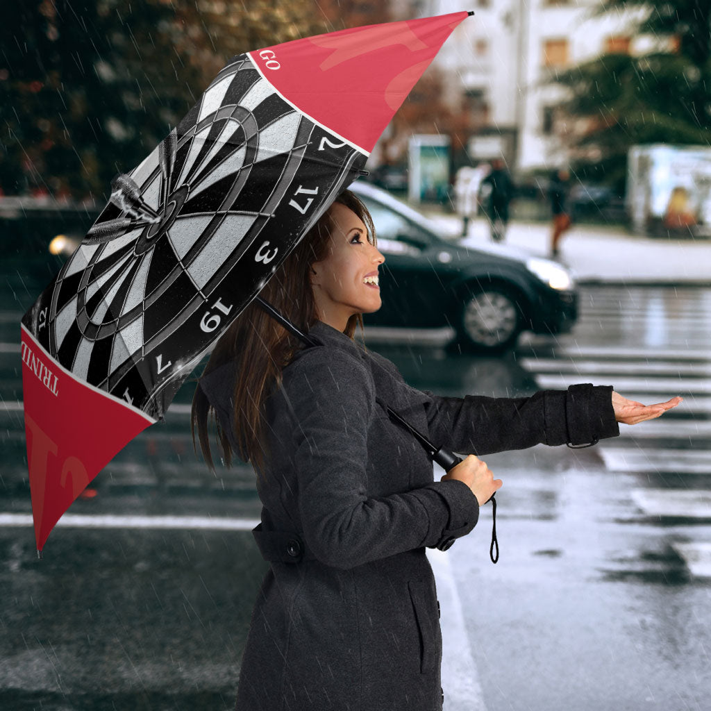 Personalized Trinidad And Tobago Darts Umbrella Sporty Style