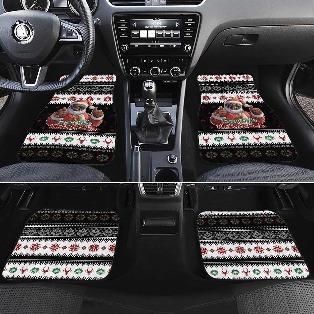 South Africa Christmas Car Mats Hip Hop Santa Claus LT05 - Wonder Print Shop