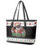 South Africa Christmas Leather Tote Bag Hip Hop Santa Claus LT05 - Wonder Print Shop