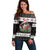 South Africa Christmas Off Shoulder Sweater Hip Hop Santa Claus LT05 - Wonder Print Shop