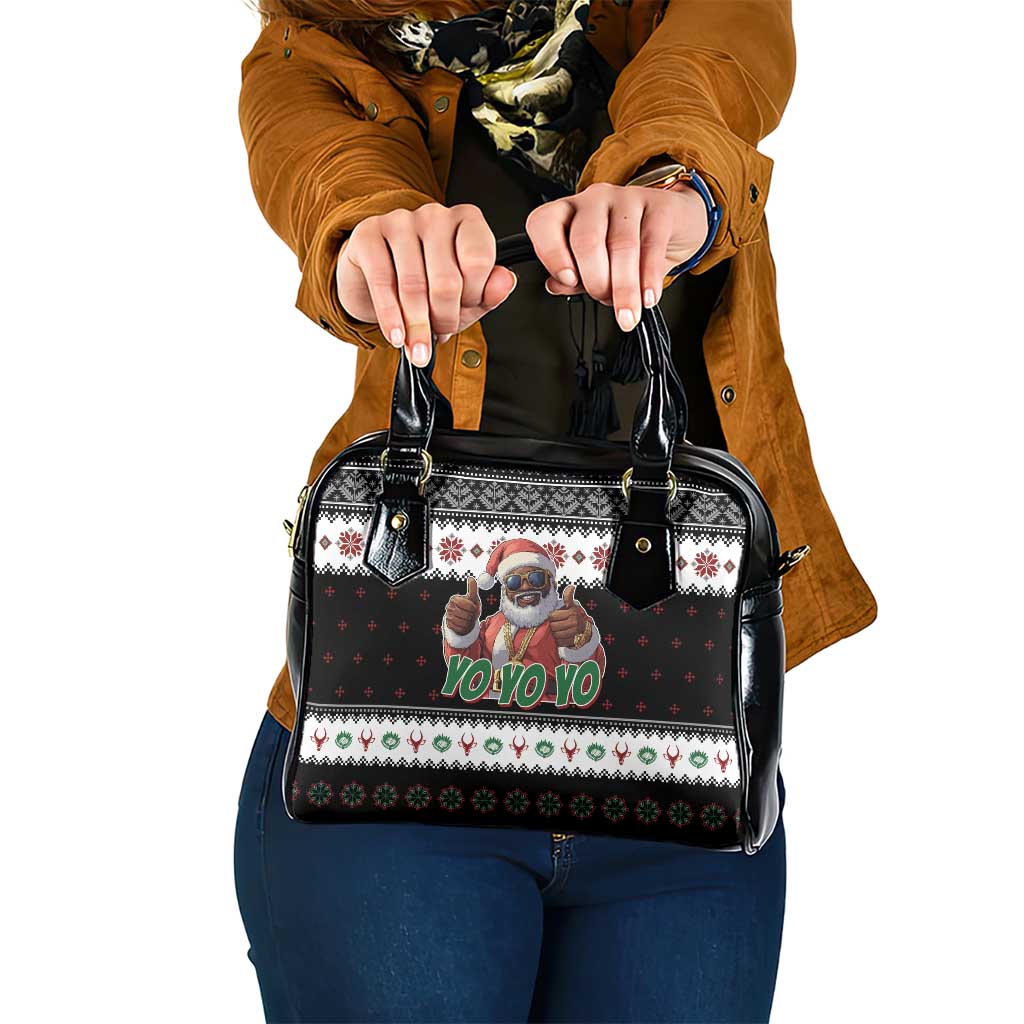 South Africa Christmas Shoulder Handbag Hip Hop Santa Claus