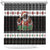 South Africa Christmas Shower Curtain Hip Hop Santa Claus