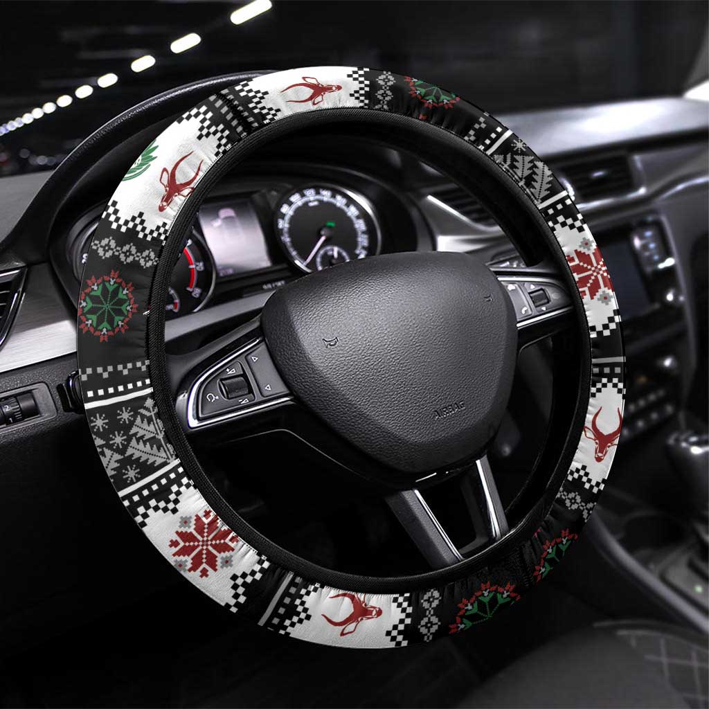 South Africa Christmas Steering Wheel Cover Hip Hop Santa Claus LT05 - Wonder Print Shop