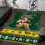 South Africa Christmas Area Rug Funny Santa Riding Springbok LT05 - Wonder Print Shop