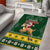 South Africa Christmas Area Rug Funny Santa Riding Springbok LT05 - Wonder Print Shop