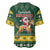 South Africa Christmas Baseball Jersey Funny Santa Riding Springbok LT05 - Wonder Print Shop