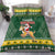 South Africa Christmas Bedding Set Funny Santa Riding Springbok LT05 - Wonder Print Shop