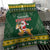 South Africa Christmas Bedding Set Funny Santa Riding Springbok LT05 - Wonder Print Shop