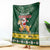 South Africa Christmas Blanket Funny Santa Riding Springbok