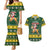 South Africa Christmas Couples Matching Mermaid Dress and Hawaiian Shirt Funny Santa Riding Springbok LT05 - Wonder Print Shop