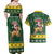 South Africa Christmas Couples Matching Off Shoulder Maxi Dress and Hawaiian Shirt Funny Santa Riding Springbok LT05 - Wonder Print Shop