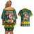 South Africa Christmas Couples Matching Off Shoulder Short Dress and Hawaiian Shirt Funny Santa Riding Springbok LT05 - Wonder Print Shop