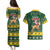 South Africa Christmas Couples Matching Puletasi and Hawaiian Shirt Funny Santa Riding Springbok LT05 - Wonder Print Shop