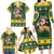 South Africa Christmas Family Matching Long Sleeve Bodycon Dress and Hawaiian Shirt Funny Santa Riding Springbok LT05 - Wonder Print Shop