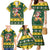 South Africa Christmas Family Matching Mermaid Dress and Hawaiian Shirt Funny Santa Riding Springbok LT05 - Wonder Print Shop