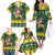 South Africa Christmas Family Matching Off The Shoulder Long Sleeve Dress and Hawaiian Shirt Funny Santa Riding Springbok LT05 - Wonder Print Shop