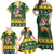 South Africa Christmas Family Matching Off Shoulder Maxi Dress and Hawaiian Shirt Funny Santa Riding Springbok LT05 - Wonder Print Shop