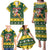 South Africa Christmas Family Matching Puletasi and Hawaiian Shirt Funny Santa Riding Springbok LT05 - Wonder Print Shop