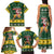 South Africa Christmas Family Matching Tank Maxi Dress and Hawaiian Shirt Funny Santa Riding Springbok LT05 - Wonder Print Shop