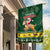 South Africa Christmas Garden Flag Funny Santa Riding Springbok LT05 - Wonder Print Shop