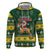 South Africa Christmas Hoodie Funny Santa Riding Springbok LT05 - Wonder Print Shop