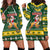 South Africa Christmas Hoodie Dress Funny Santa Riding Springbok LT05 - Wonder Print Shop