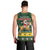 South Africa Christmas Men Tank Top Funny Santa Riding Springbok LT05 - Wonder Print Shop