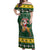 South Africa Christmas Off Shoulder Maxi Dress Funny Santa Riding Springbok LT05 - Wonder Print Shop