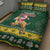 South Africa Christmas Quilt Bed Set Funny Santa Riding Springbok LT05 - Wonder Print Shop