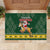 South Africa Christmas Rubber Doormat Funny Santa Riding Springbok LT05 - Wonder Print Shop