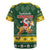 South Africa Christmas Rugby Jersey Funny Santa Riding Springbok LT05 - Wonder Print Shop