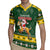 South Africa Christmas Rugby Jersey Funny Santa Riding Springbok LT05 - Wonder Print Shop