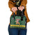 South Africa Christmas Shoulder Handbag Funny Santa Riding Springbok