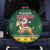 South Africa Christmas Spare Tire Cover Funny Santa Riding Springbok LT05 - Wonder Print Shop