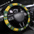 South Africa Christmas Steering Wheel Cover Funny Santa Riding Springbok LT05 - Wonder Print Shop