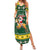 South Africa Christmas Summer Maxi Dress Funny Santa Riding Springbok