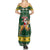 South Africa Christmas Summer Maxi Dress Funny Santa Riding Springbok