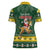 South Africa Christmas Women Polo Shirt Funny Santa Riding Springbok LT05 - Wonder Print Shop