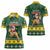 South Africa Christmas Women Polo Shirt Funny Santa Riding Springbok LT05 - Wonder Print Shop